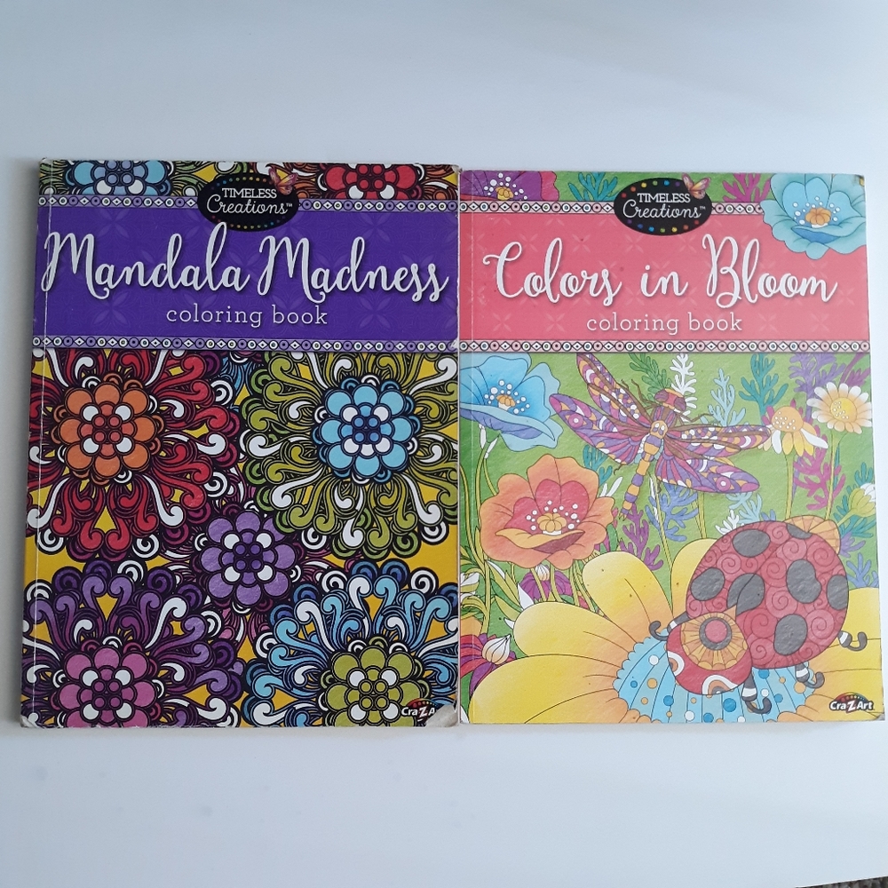 Timeless Creations Cra-Z-art Coloring Books bundle